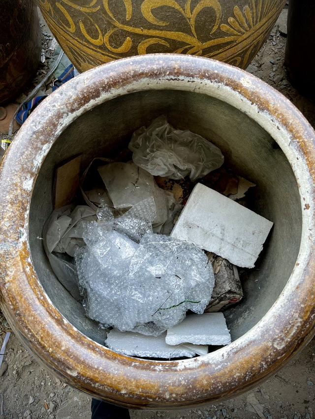 โอ่งไหหลำ ลายมังกร โอ่งดินเผาน้ำเคลือบโบราณ ศิลปะประเทศจีน 6