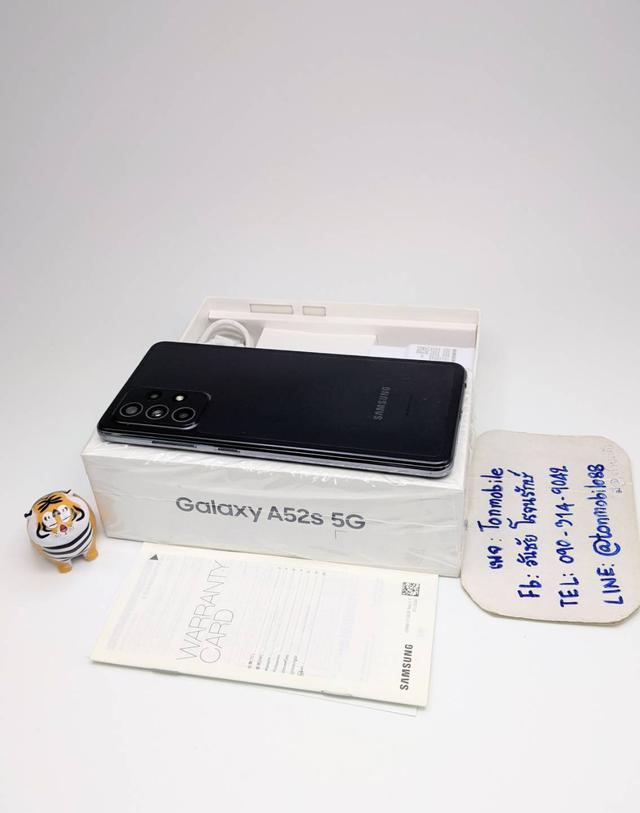 ขาย / เทิร์น SAMSUNG GALAXY A52S 5G Black สภาพสวย อุปกรณ์ครบยกกล่อง เพียง 9,990 บาท ครับ   5