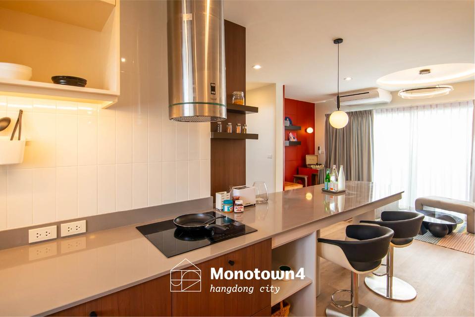 บ้านโซนหางดงเชียงใหม่ โครงการ Monotown 4 ทาวน์โฮม 3 นอน ฟังก์ชันครบ มีคอร์ตยาร์ดและสวนส่วนตัว ใกล้กาดฝรั่ง 5 นาที 10