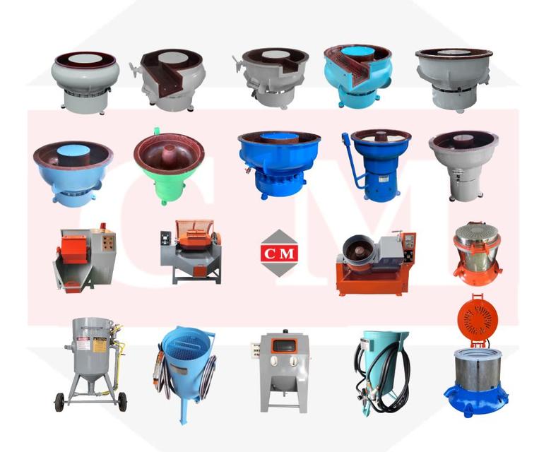 เครื่องขัดผิวโลหะแบบเขย่า แบบมีสะพานและไม่มีสะพานแยกชิ้นงาน  เครื่องพ่นทรายกลางแจ้ง ตู้พ่นทราย ชุดอุปกรณ์เครื่องพ่นทราย  เครื่องเขย่าแบบถังกลิ้ง เครื