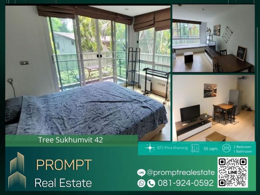 ST12460 - Tree Sukhumvit 42 - 55 sqm - BTS Phra Khanong 1