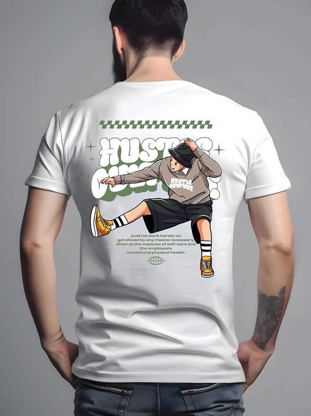เสื้อยืดOverSizedลายเรียบๆ คุณภาพผ้าเป็นผ้าCotton100% Com.20 เกรด Premium  6