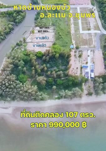 ที่ดินหาดบ้านหนองบัว ชุมพร107ตรว. 2แปลงสุดท้ายราคาพิเศษ ทำเลดีเดินทางสะดวก 2