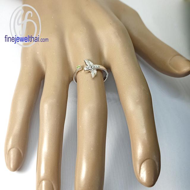 Finejewelthai แหวนแมลงปอ แหวนเพอริดอท เสริมมงคลด้วยอัญมณีแท้ R1442pd รูปที่ 5