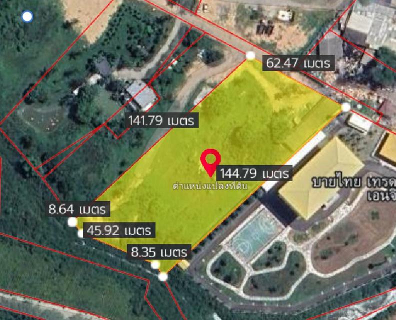 ขายที่ดินสีม่วงลายเขาคันทรง 5 ไร่ ติดคลอง ใกล้ถนน331-200เมตร ใกล้นิคมWHA2-2กม. อ.ศรีราชา ชลบุรี