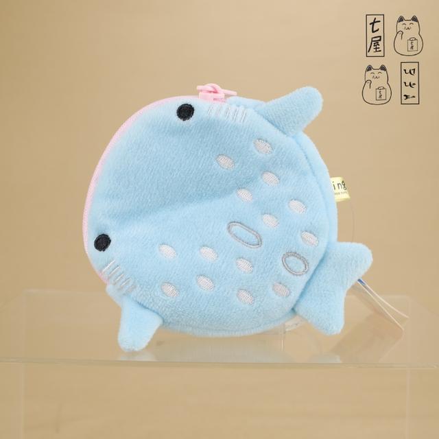 พวงกุญแจ ตุ๊กตา กระเป๋าใส่เหรียญ ปลา ฉลามวาฬ 🦈 Whale Shark Fish・☀️ SUNLEMON 🍋 WING ʚ ɞ・Little Marine ~ Coin Pouch & Case ~ Mascot Keychain・12 cm