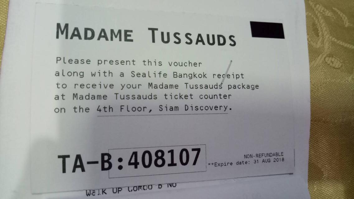 ขายตั๋วเข้าชม MADAME TUSSAUDS at Siam Discovery  2