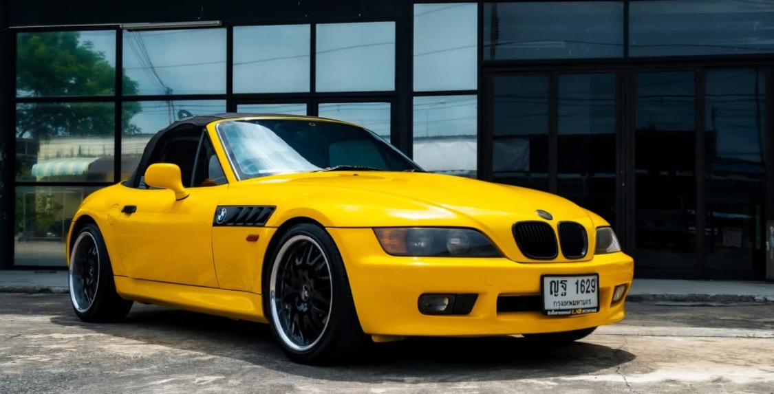 BMW Z3 ปี 1996 สีเหลือง สภาพนางฟ้า จังหวัด ลำปาง 5