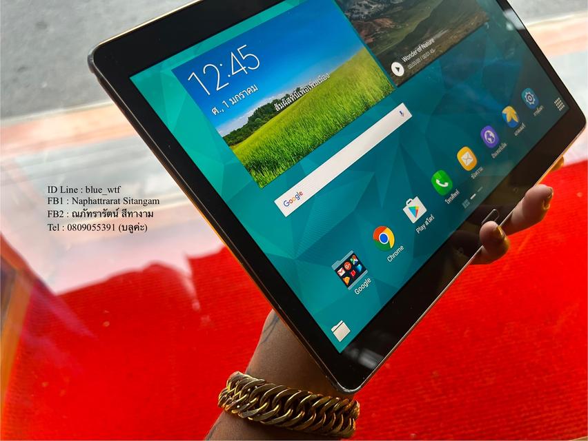 Samsung Tab S 10.5 LTE จอ10.5นิ้ว ใส่ซิมโทรได้ ใช้งานปกติ