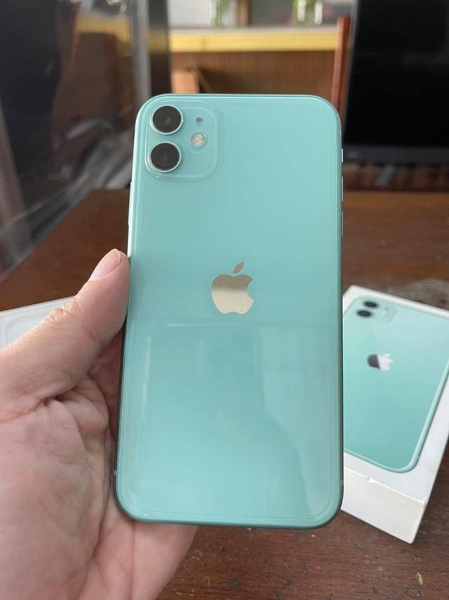 iphone11 สีเขียวมิ้นท์ มือ2