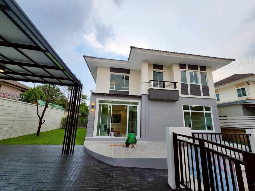 ขายบ้านแต่งรีโนเวท Hybrid Home โครงการ เดอะแพลนท์ ราชพฤกษ์ (The Plant Ratchapruek) หลังริม เนื้อที่ 76.6 ตร.ว. ใกล้รถไฟฟ้าสายสีม่วงสถานีบางรักใหญ่ 2