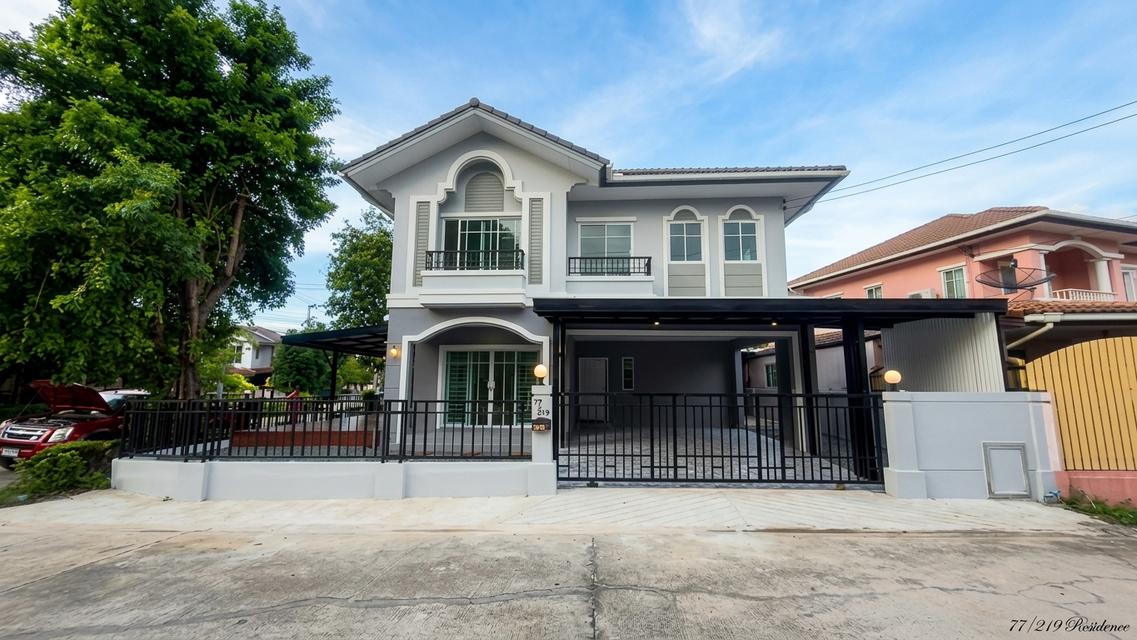 🏷️ [ลด 5 แสน!💥 / หลังมุม / กู้ 100% ฟรีดาวน์] ขายบ้านเดี่ยว 2 ชั้น 56.3 ตร.ว. ม.ภัสสร 19 (ซ.จตุโชติ 24 ออเงิน-สายไหม) 🏠✨ 2