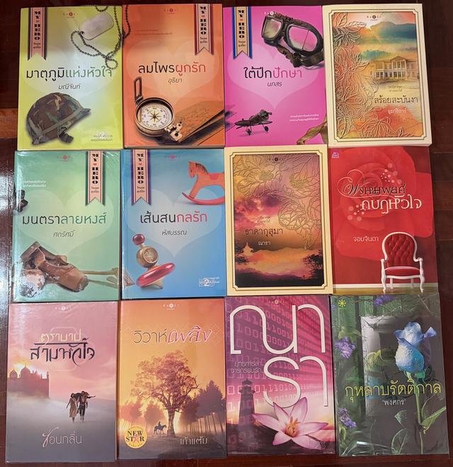 ขายหนังสือนิยาย Set My Hero วีรบุรุษสุดที่รัก, สร้อยสะบันงา, ธาดากุสุมา, พรหมพยศกบฏหัวใจ, ตราบาปสามหัวใจ, วิวาห์เพลิง,กุหลาบรัตติกาล, Sotus the series