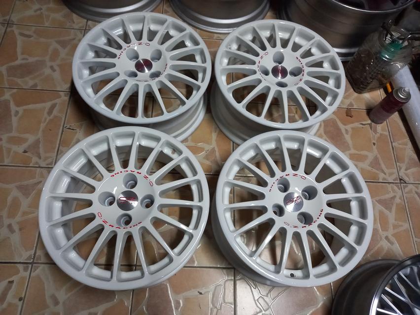 FOR SALE ! ล้อแท้  แค่ 12,500 บาท  - OZ RACING SUPERTURISMO WRC - 16x7 - ET37 - 4x100 - Made In Italy 🇮🇹 - โทร 0850227371 รูปที่ 2