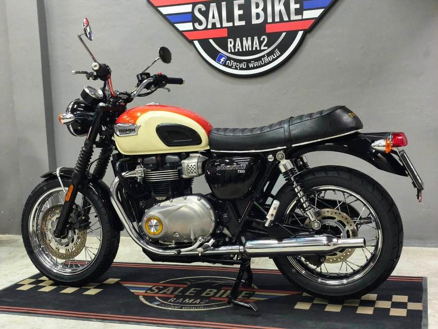 Triumph Bonneville T100 ปี 2018 abs   รถสวยมากๆ สีหายาก สไตล์ Classic รูปที่ 20
