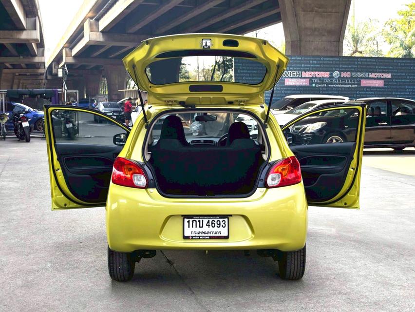 ขายรถ Mitsubishi Mirage 1.2 ปี 2013 สีเหลือง เกียร์ธรรมดา รูปที่ 17