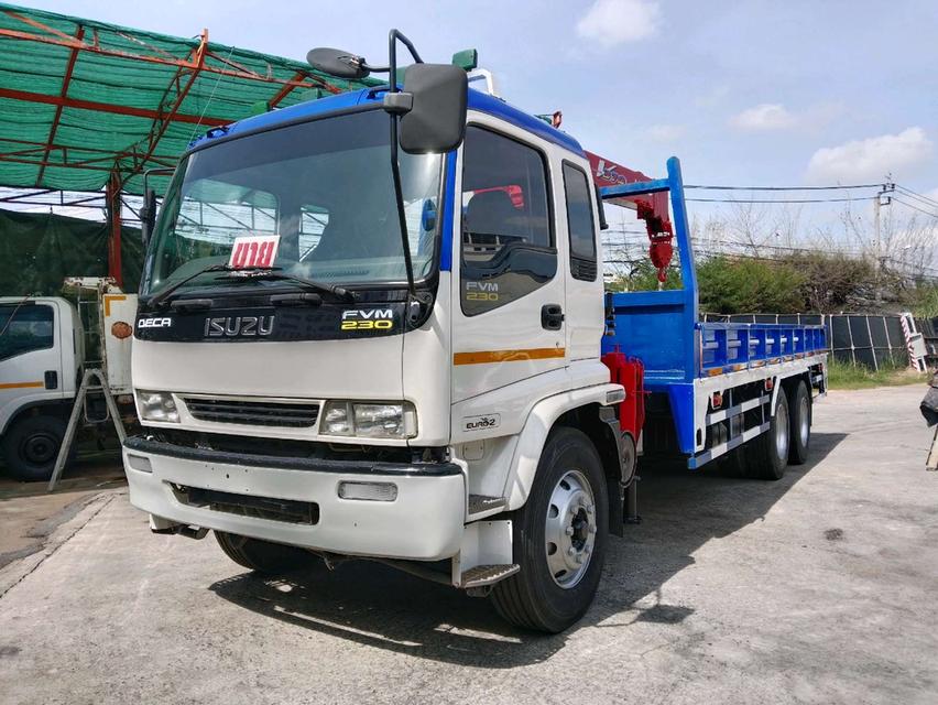 ISUZU FVM 230 แรง ปี 2551 ติดเครน 3.7 ตัน 4