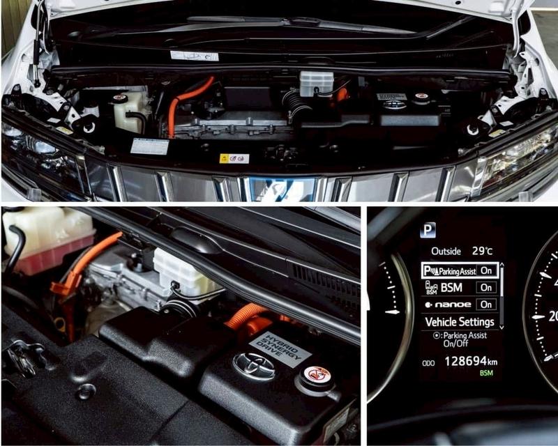 รหัสรถ BAC9054 🚘 TOYOTA ALPHARD 2.5 HYBRID GF PACKAGE 4WD MNC ปี 2018 สีขาวสุดหรู 🏁 8