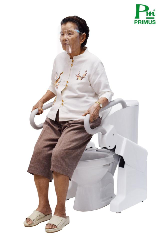 รูป อุปกรณ์พยุงสำหรับโถสุขภัณฑ์ Toilet Lift PHC-01-Series 3
