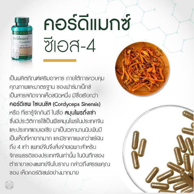 Cordymax CS4 ทานแทนยาความดัน ไขมัน เบาหวาน เพื่อไม่เสี่ยงกับการฟอกไต  2