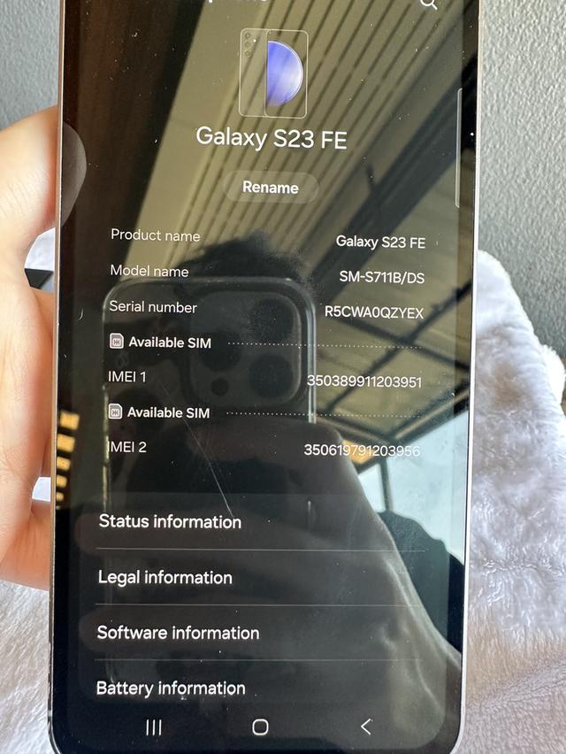 Samsung S23fe สภาพผู้ชายใช้ รูปที่ 10