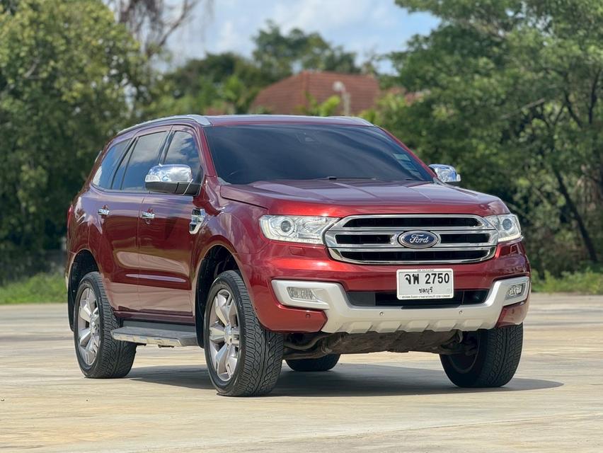 FORD EVEREST Wagon 4dr Titanium+ 7st Auto 6sp 4WD 3.2DCT (Navi)Y17สีแดง เกียร์ออโต้  8