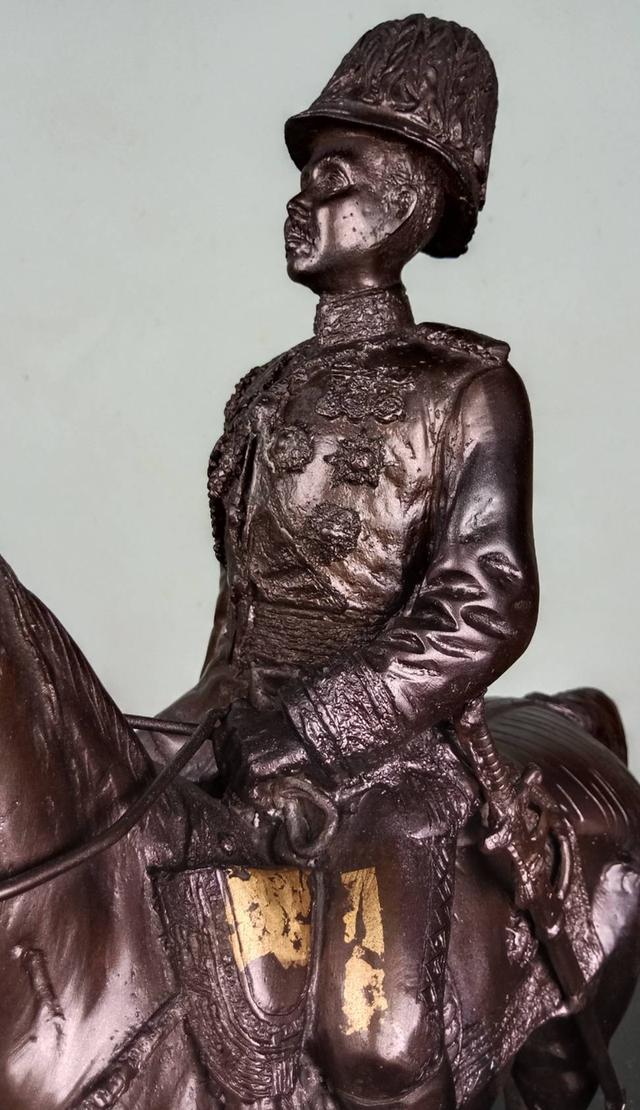 732.พระบรมรูปหล่อในหลวงรัชกาลที่ 5 พระบาทสมเด็จพระปรมินทรมหาจุฬาลงกรณ์ พระจุลจอมเกล้าเจ้าอยู่หัวทรงม้า (พระบรมรูปทรงม้า) รูปที่ 8