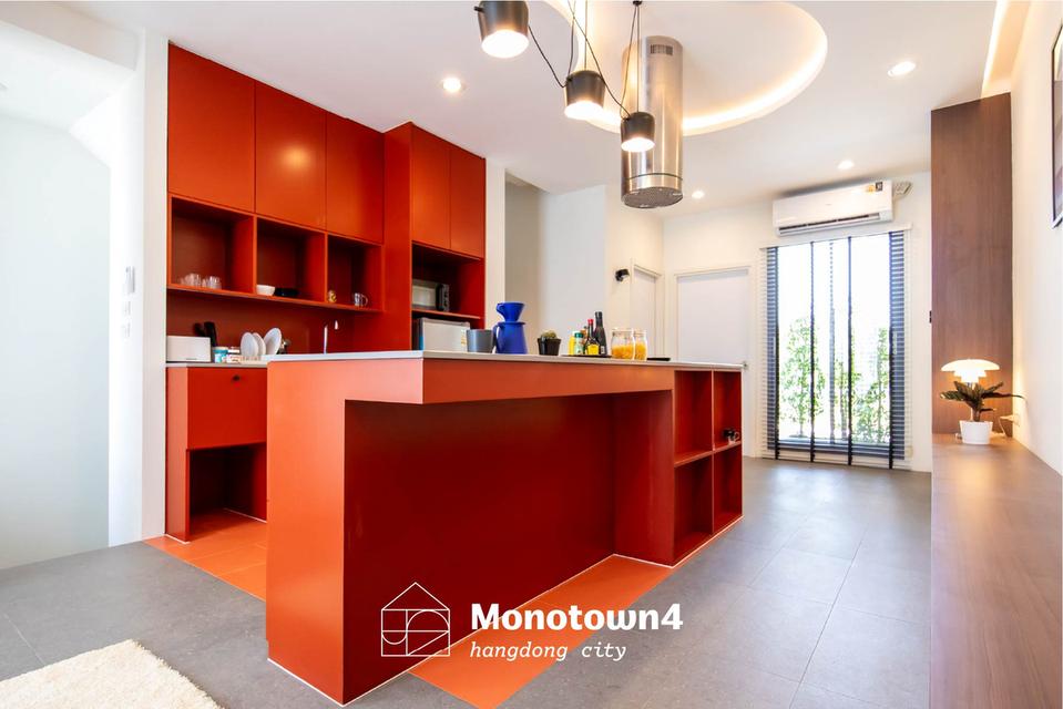 บ้านโซนหางดงเชียงใหม่ โครงการ Monotown 4 ทาวน์โฮม 3 ชั้น ที่จอดรถ 2 คัน สิ่งอำนวยความสะดวกครบ ใกล้กาดฝรั่ง 5 นาที 8