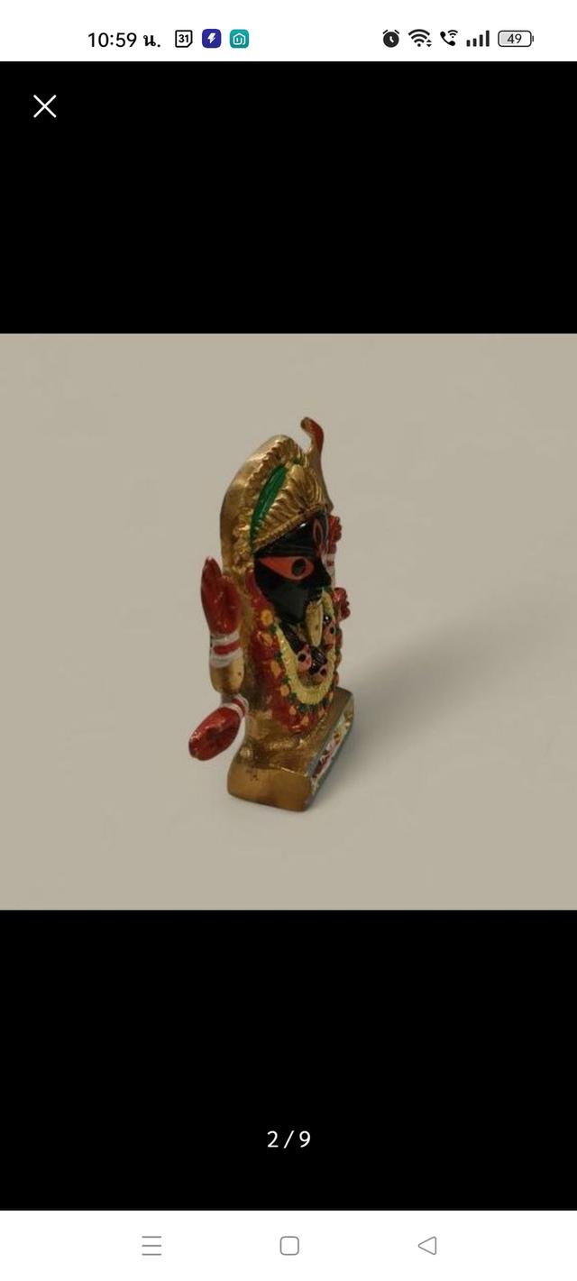 พระแม่กาลีลิ้นทอง งานอินเดีย รูปที่ 2