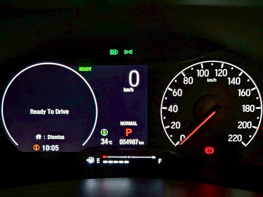 HONDA HRV Wagon 4dr e:HEV RS E-CVT FWD 1.5i (Hybrid) Y22 สีเทาดำ   ออโต้  12