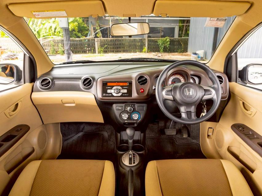 HONDA BRIO 1.2V ปี จด 2013 ประกันเครื่องเกียร์หลังการขาย3ปี 9