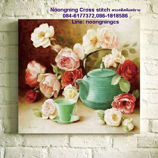 ร้าน Noongning Cross stitch ครอสติสพิมพ์ลาย จำหน่ายอุปกรณ์ครอสติส ภาพติดเพชร892 4