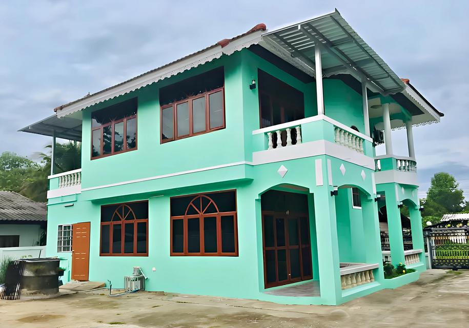 บ้านพร้อมที่ดิน 118 ตร.ว. 4 ห้องนอน 2 ห้องน้ำ ใกล้ถนนใหญ่และที่ว่าการสันกำแพง 2