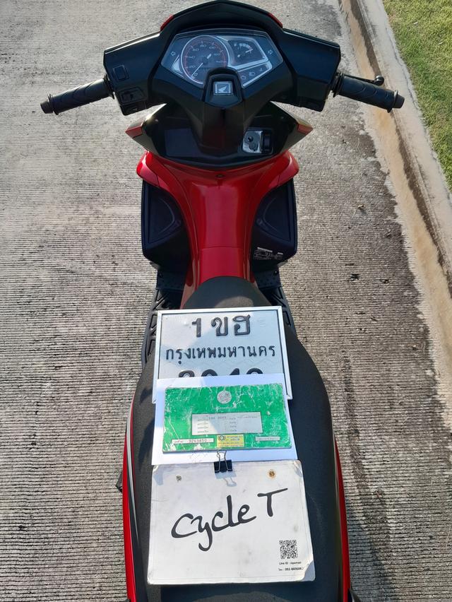 Honda Air Blade i หัวฉีด ปี2009 สีMoonlight Red-Black