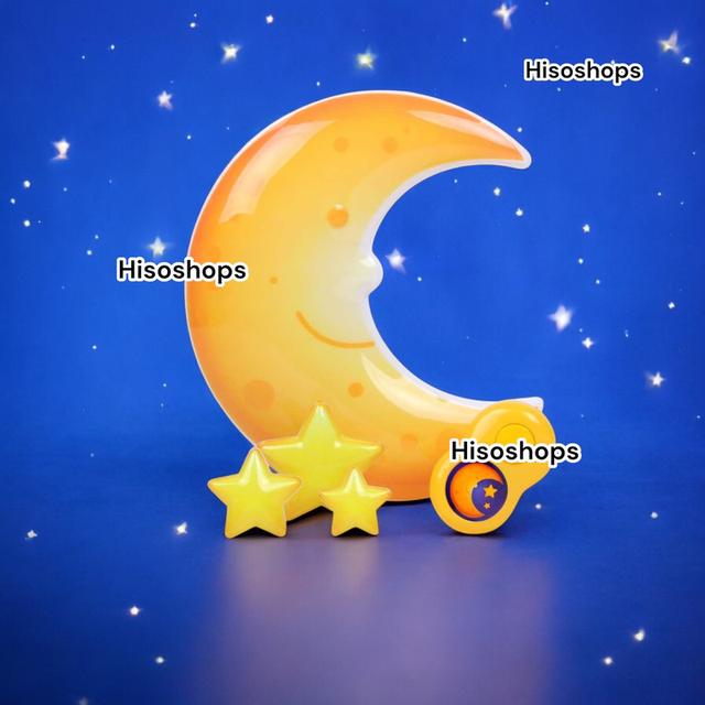 TranQuil Moon Light ชุดโคมไฟเด็ก โคมไฟกล่อมนอน รูปพระอาทิตย์และพระจันทร์ พร้อมเสียงและไฟ ปรับระดับได้มาพร้อมรีโมท สำหรับเด็ก  6