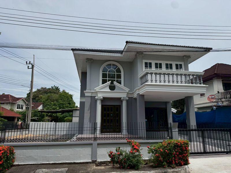 🏡 บ้านเดี่ยวหลังมุม ตรงข้ามสวนสาธารณะ จอดรถได้กว่า 8 คัน | คลองสามวา ถ.นิมิตใหม่ 28 2