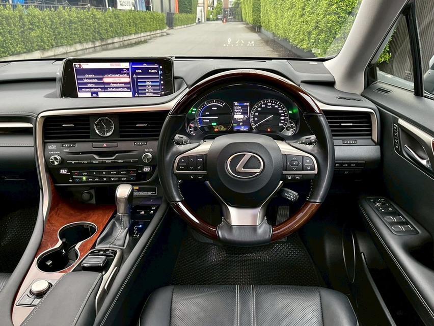 LEXUS  RX450h Premium HYBRID ปี 18 เบนซิล + ไฮบริด รถมือเดียว ป้ายแดง ไม่เคยทำสี จอดในร่มตลอด  16