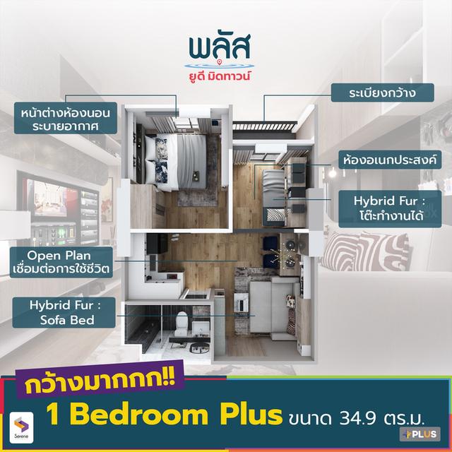 คอนโดใหม่ พลัส ยูดี มิดทาวน์ 5