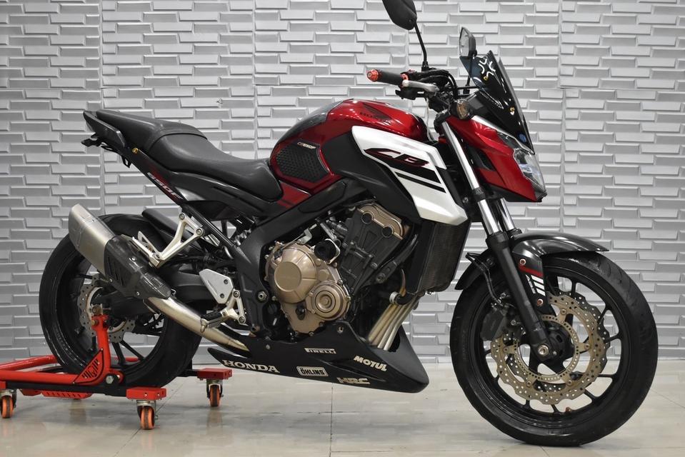 CB650F ปี2018 Honda สีแดง