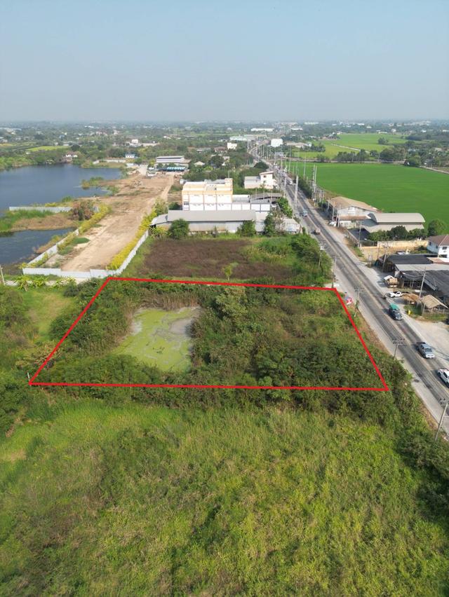 ที่ดินนนทบุรี ไทรน้อย 2 ไร่ ติดถนนใหญ่ สอบถามโทร 099-545-9556 2