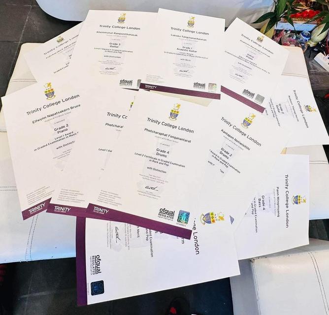 ติวสอบเกรด Trinity ที่ Fin Music School 7