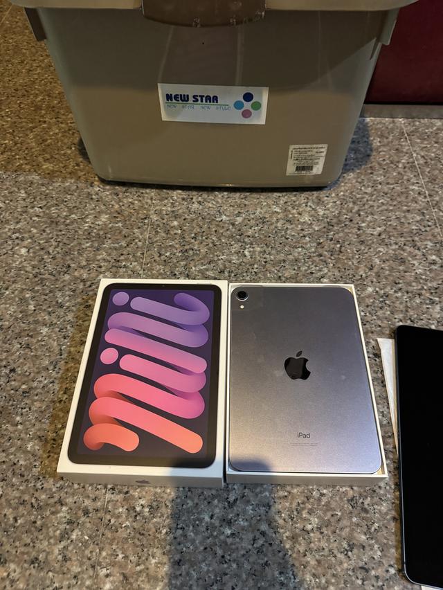 ขายiPadMini6สีPurple64กิ๊กมีกล่องสภาพสวยๆใช้งานกีถูหๆ รูปย่อยที่ 2