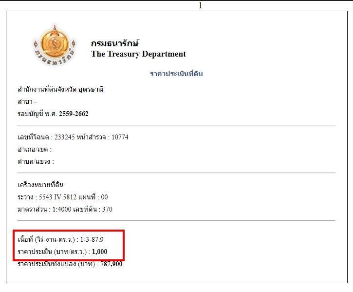 ขายที่ดิน 1 ไร่ ราคา 390,000 บาท จังหวัดอุดรธานี  5