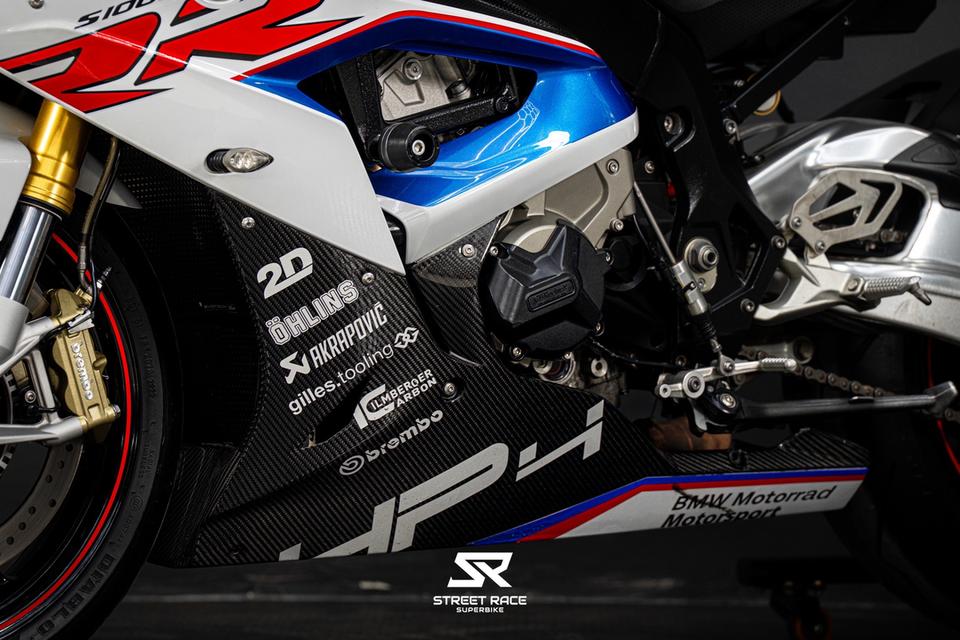 BMW S1000RR 2019 สี tricolor หน้าคาร์บอน รูปที่ 5