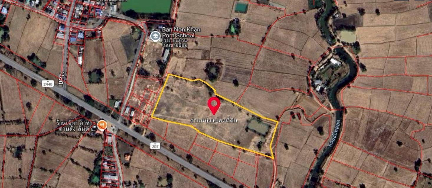 ขายที่ดิน ถมแล้ว พื้นที่ 23-3-19 ไร่ ถนนเจนจบทิศ ( เมืองพล-หนองสองห้อง) ตำบลหนองเม็ก อำเภอหนองสองห้อง จังหวัดขอนแก่น 1