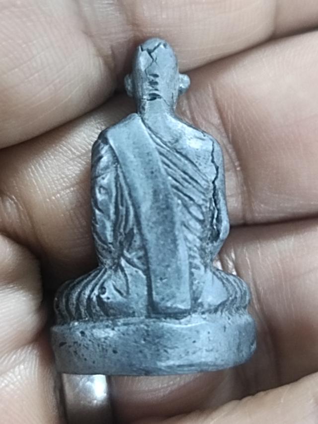 รูปหล่อหลวงพ่อเดิม วัดหนองโพธิ์ เนื้อตะกั่วหัวลูกปืน