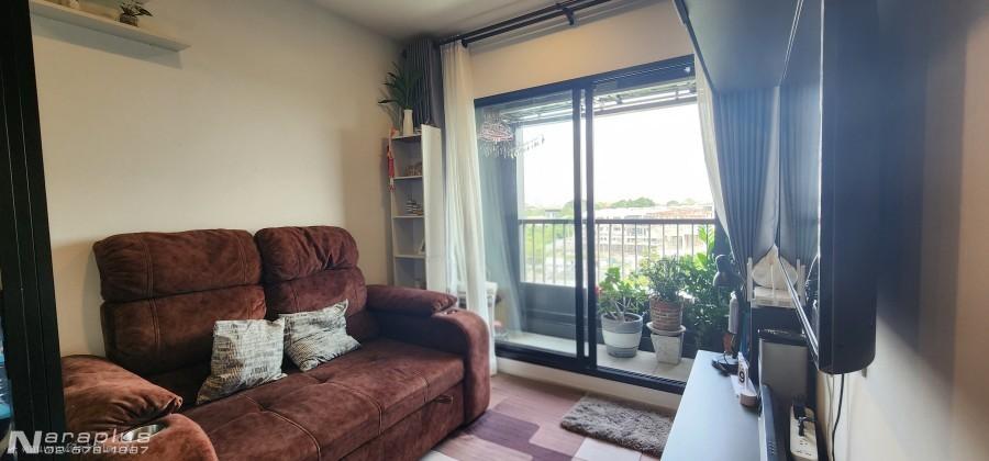 69010068 : ขายห้องชุดพักอาศัย แบบ 1 ห้องนอน พื้นที่ขนาด 36.12 ตรม. ASPIRE สุขุมวิท-อ่อนนุช คุ้มค่า น่าอยู่ กระเป๋าใบเดียวเข้าอยู่ได้เลย กู้ได้ 100% 8