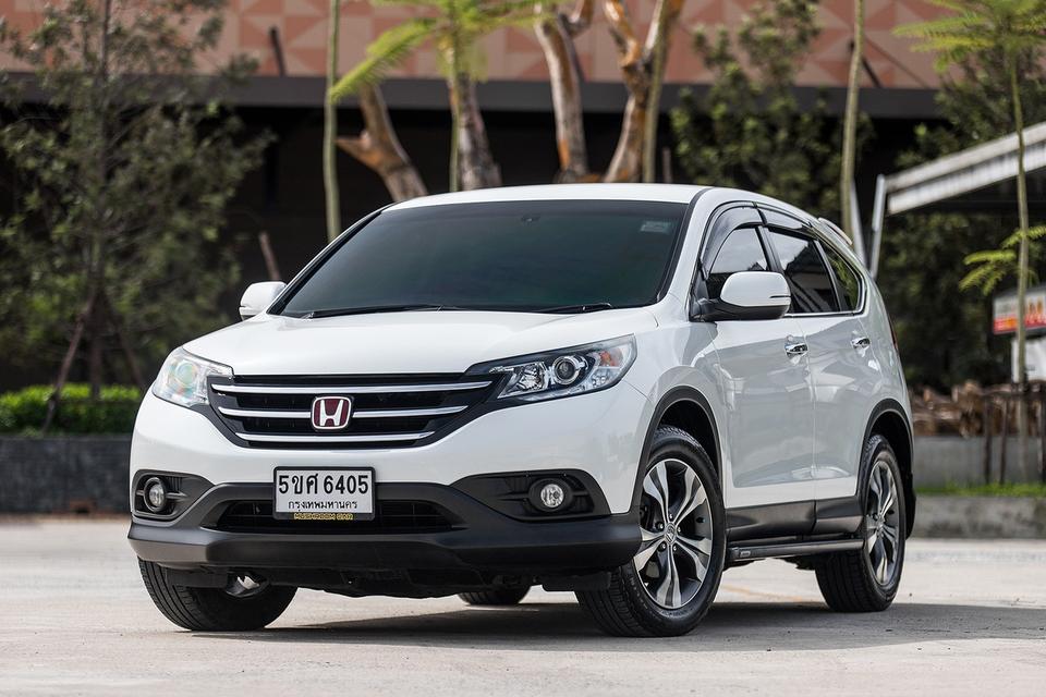 Honda CRV 2.4EL ขับ2 ปี 2014 สีขาว ไมล์ 140,000 กม. โทร.092-2639576 เอ๋ 