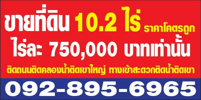 ขายที่ดินเขาใหญ่ เจ้าของขายเอง ราคาถูกสุดสุด ไร่ละ 750,000 บาท 1