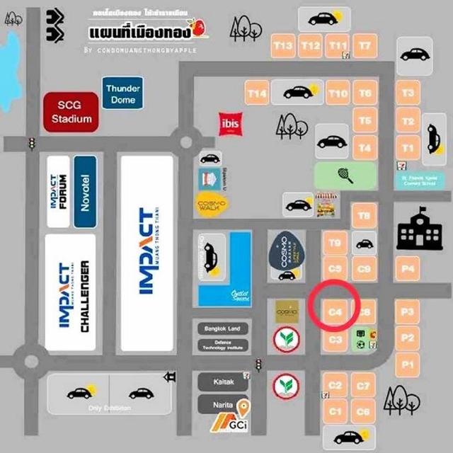 ป๊อปปูล่าคอนโดมิเนียม28.4ตรม. ชั้น9 ตึกC4  8